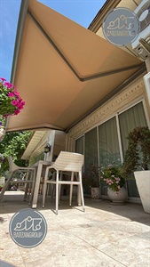 پرده برقی تراس